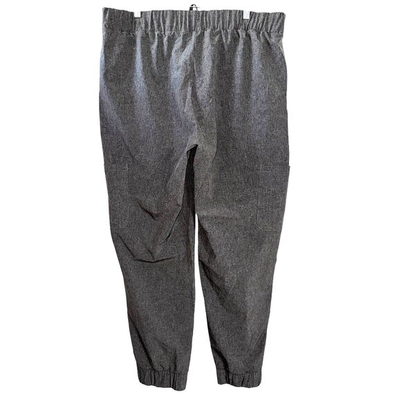 Hanes Comfort Flex Women's   Jogger Pants XL Polyester/Spandex Blend Gray Elasti - Picture 4 of 8